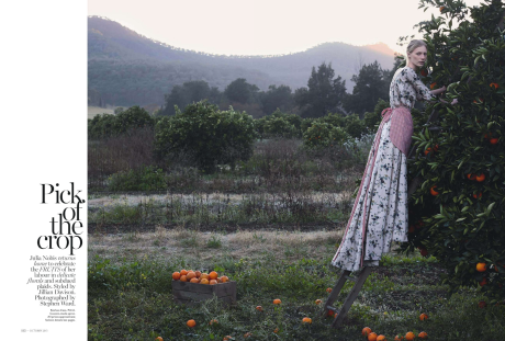 Julia Nobis by Stephen Ward for Vogue Australia October 2013 1